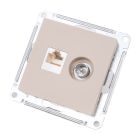 Мультивставка / разъем для передачи данных и для подключения техники связи