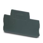 Перегородка концевая и разделительная для клеммной колодки