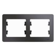 Рамка 2-м Glossa горизонт. графит SE GSL001302