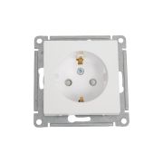 Розетка 1-м СП AtlasDesign 16А IP20 с заземл. защ. шторки механизм жемчуж. SE ATN000445