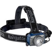 Фонарь аккумуляторный налобный 14 238 NPT-H18-ACCU 1CREE LED 10 Вт 7 режима аккум. Li-ion 2А.ч NAVIGATOR 14238