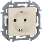 Розетка 1-м СП Inspiria 16А IP20 250В 2P+E немецк. стандарт механизм сл. кость IEK 673721