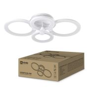 Светильник светодиодный ELEGANT BLISS-90W 90Вт 3000-4000-6500К 7000лм 230В 610х400х130мм с пультом ДУ IN HOME 4690612035444