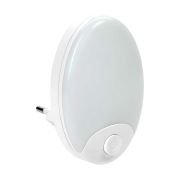 Светильник-ночник 007 овал 3 цв. темп. 220В IEK LDNN0-007-OV-P-08-S-K01