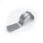 Скоба крепежная однолапковая СМО d25-26мм для монтажн. пистолета без отверст. метал. (уп.100шт) Промрукав PR08.2756