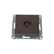 Розетка телевизионная оконечная TV AtlasDesign 1дБ механизм мокко SE ATN000691