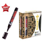 Маркер перманентный «Multi Marker Chisel» 5мм скошенный черн. Crown 08-8801