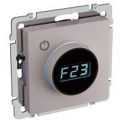 Термостат электронный с индик. BRITE СП IP20 ТС10-1-БрЖ механизм жемчуж. IEK BR-RT11-K36